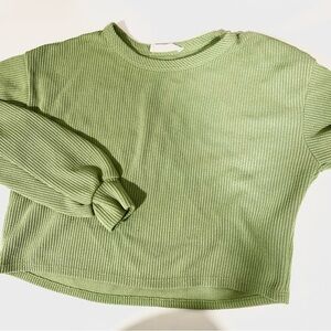 Olivia Rae green sweater